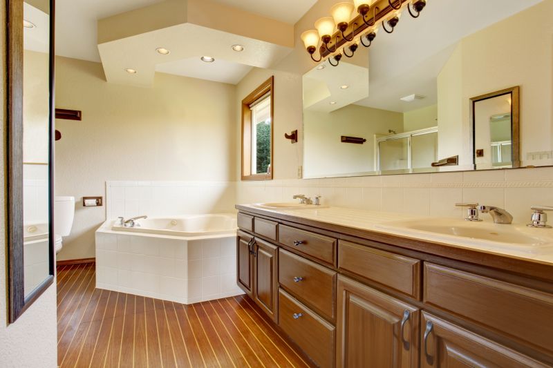 Bathroom with Custom Lighting